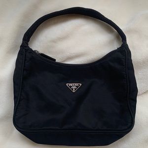 Authentic Prada Nylon Tessuto Mini Hobo Bag
